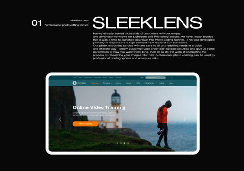 E-Commerce Development Package Example: Sleeklens