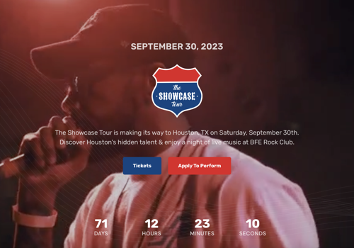 Custom Software Development Package Example: Platform for artists and show attendees