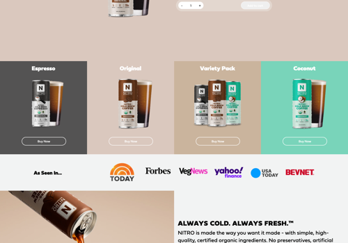 E-Commerce Development Package Example: Custom Shopify theme