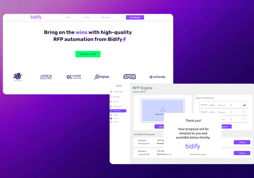 Web Development Package Example: Bidify
