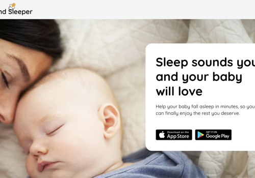 UX/UI Design Package Example: Sound sleeper - That Put Babies to Sleep