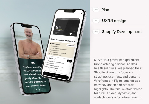 E-Commerce Development Package Example: Shopify UX/UI & Custom Theme Development
