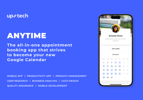 Mobile App Development Package Example: Anytime - business productivity app