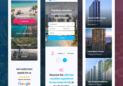 Web Design Package Example: New Look for Zen Vacation Rentals