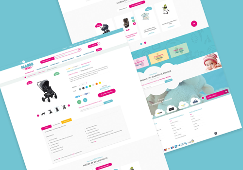 E-Commerce Development Package Example: Magic Baby - E-commerce experience for baby brands