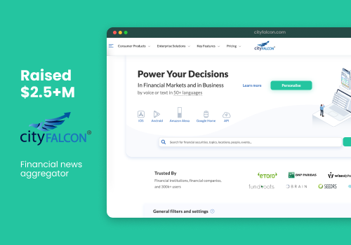 Web Development Package Example: News Aggregator: Raised over $4M