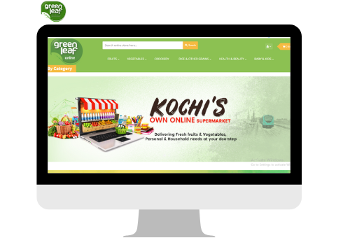 E-Commerce Development Package Example: Grocery Supermarket Delivery website and Apps