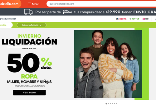 Web Development Package Example: Falabella Mobile Apps