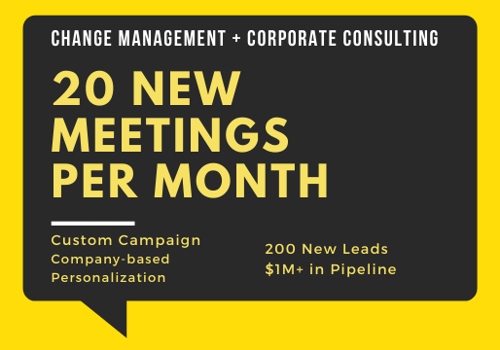 Other Digital Marketing Package Example: B2B Cold Email: Corporate Consulting