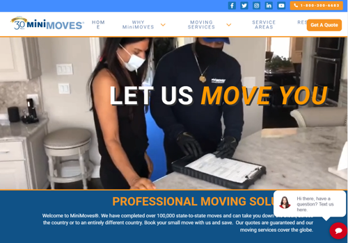 Web Development Package Example: MiniMoves