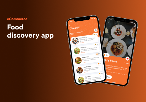 Mobile App Development Package Example: Eatmap: mobile app development for food discovery