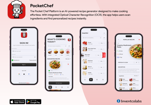 Direct Marketing Package Example: AI Recipe Generator App Pocket Chef Platform