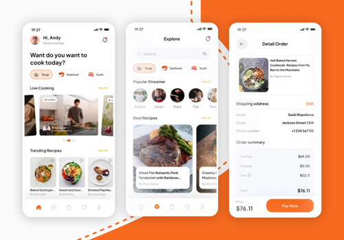 Web Development Package Example: Food Delivery Application