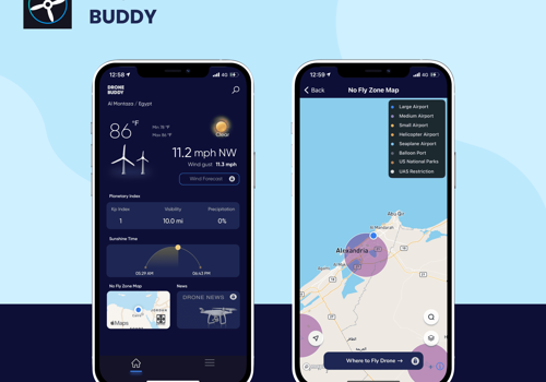 Mobile App Development Package Example: Drone Buddy