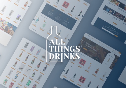 Web Design Package Example: All Things Drinks