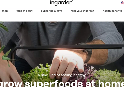 Ecommerce Marketing Package Example: Revenue growth for ingarden.de by 67% YoY