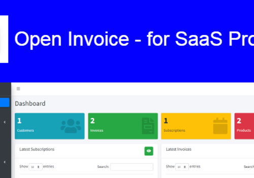Web Development Package Example: Open Invoice for saas projects