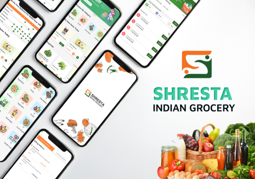 Custom Software Development Package Example: Shresta Indian Grocery Mobile Application