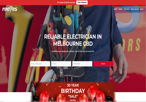 Search Engine Optimization Package Example: Reeves Electrical Contractors