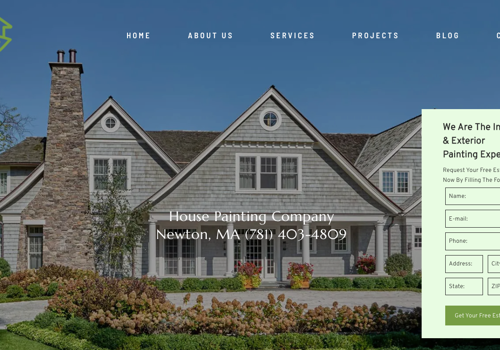 Search Engine Optimization Package Example: SEO - Massachusetts Home Services Bussiness