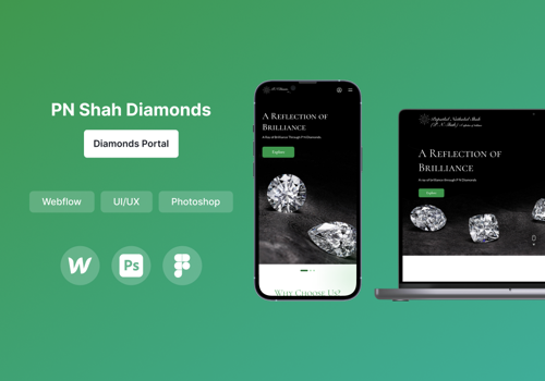 Web Development Package Example: B2B Diamonds Web Portal