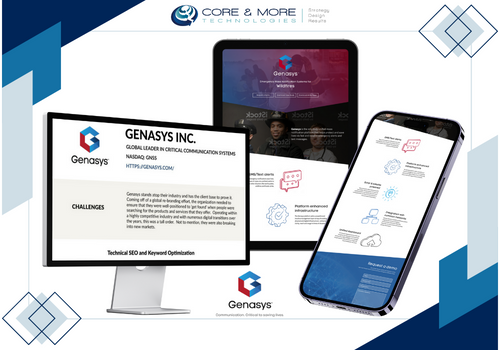 Search Engine Optimization Package Example: Genasys Sees A 117% Increase In Organic Traffic