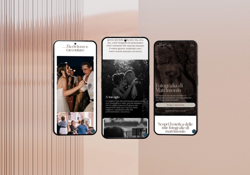 Web Design Package Example: Alex Costea - Wedding Photographer