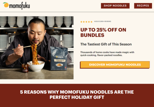 E-Commerce Development Package Example: Landing Page For MomoKufu On Shopify With Replo