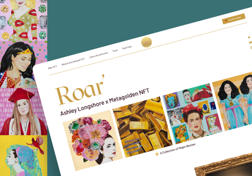 Web Design Package Example: UX/UI design for NFT mining platform