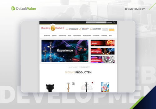 E-Commerce Development Package Example: The Premium Hookahs store