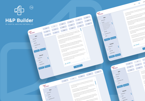 Custom Software Development Package Example: H&P Builder - EHR System