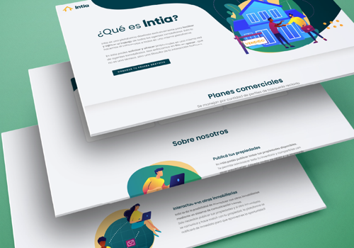 UX/UI Design Package Example: Intia