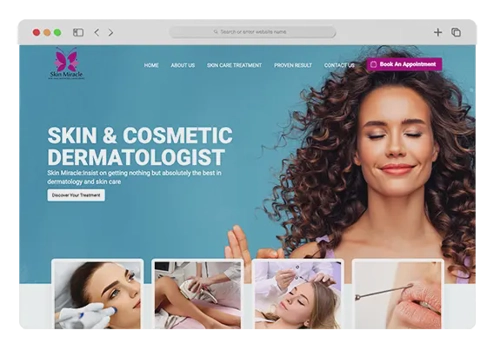 Search Engine Optimization Package Example: Skin Miracel