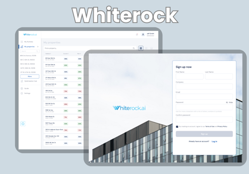 UX/UI Design Package Example: Whiterock - Real Estate Platform