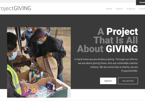 Web Design Package Example: Web Dev for London Homelessness Charity
