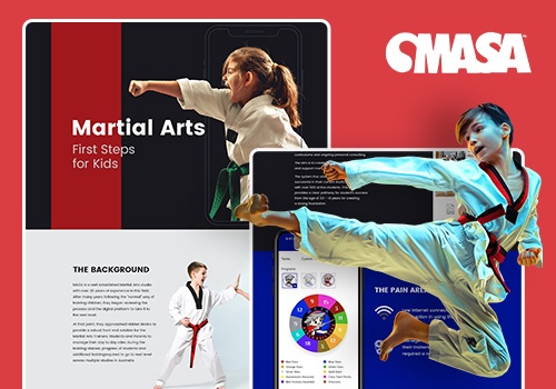 Web Design Package Example: MASA - Automation of end to end business processes