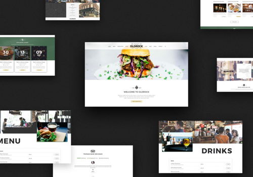 Web Design Package Example: OLD ROCK