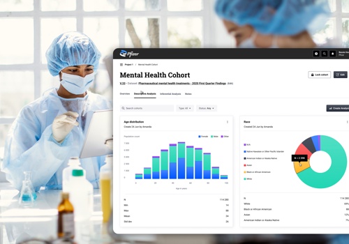 UX/UI Design Package Example: Medical records analysis system