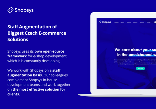 Custom Software Development Package Example: Staff Augmentation - Big Czech E-commerce projects