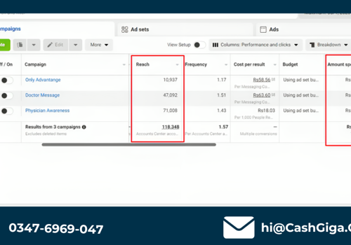 Digital Strategy Package Example: Results