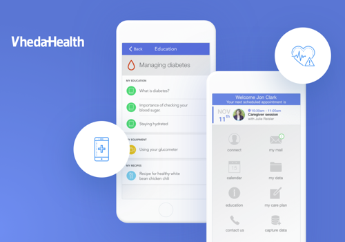 Mobile App Development Package Example: Vheda Health