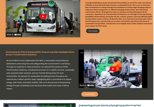 Search Engine Optimization Package Example: Helped StoryPro Get Website and Undertand Ranking