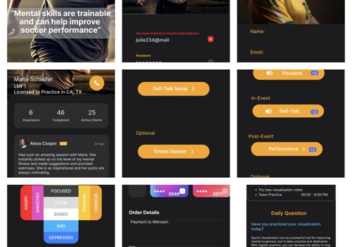 Web Development Package Example: Native Fitness apps for android and ios