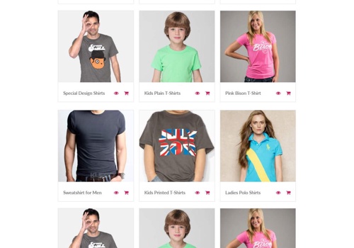 Web Development Package Example: Special Tee