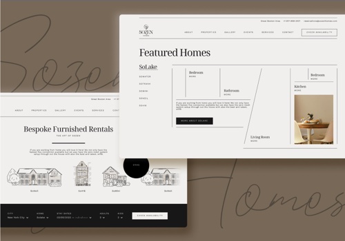 Branding Package Example: Sozen Homes Branding & Web Design