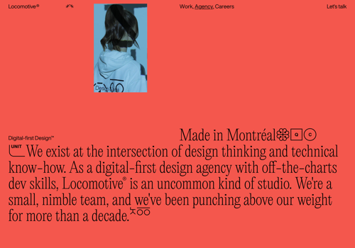 Branding Package Example: Locomotive new website