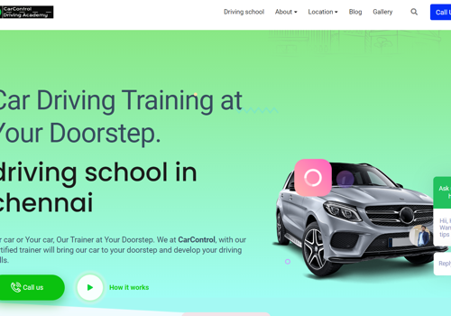 Web Design Package Example: Website Design & SEO for Doorstep driving school