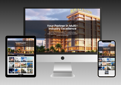 Web Development Package Example: ROYAL TYCOON PROJECT