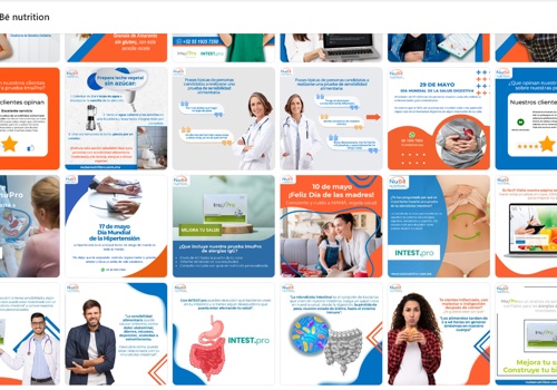 Social Media Marketing Package Example: NuBē nutrition