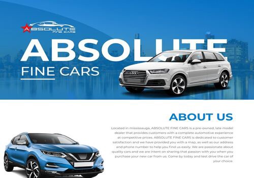 Web Development Package Example: ABSOLUTE FINE CARS